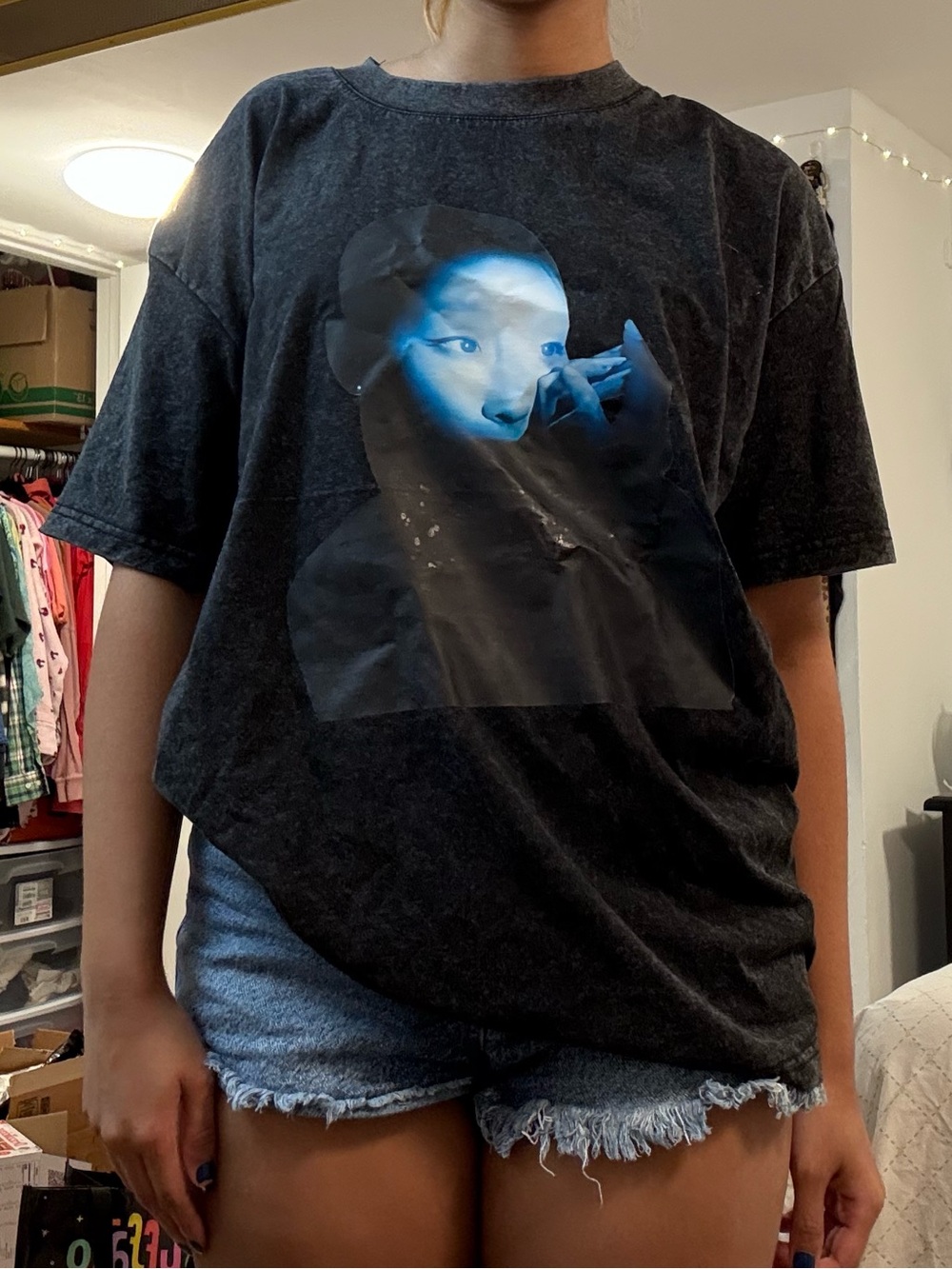 bootleg Ariana Grande Merch- oversized tee